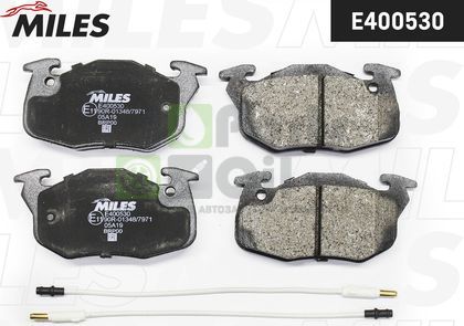 Тормозные колодки Miles Low-Metallic передние для Renault 11 1983-1988. Артикул E400530