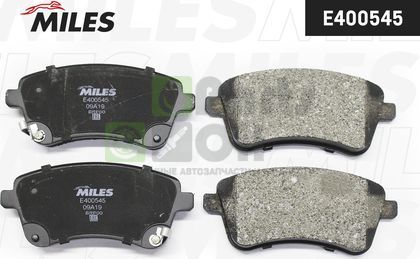 Тормозные колодки Miles Low-Metallic передние для Kia Venga I 2010-2018. Артикул E400545