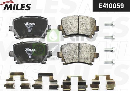 Тормозные колодки Miles Low-Metallic задние для Volkswagen Golf VII 2013-2016. Артикул E410059