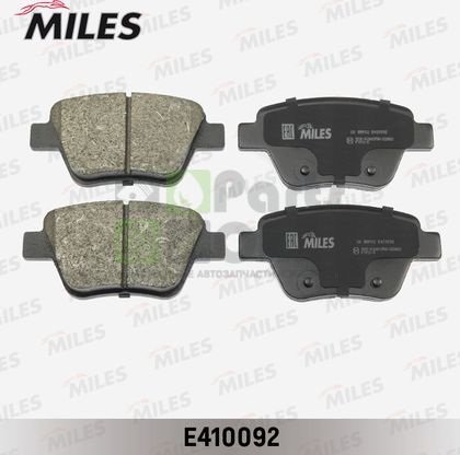 Тормозные колодки Miles Low-Metallic задние для SEAT Altea I 2004-2015. Артикул E410092
