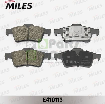 Тормозные колодки Miles Low-Metallic задние для Renault Latitude I 2010-2015. Артикул E410113