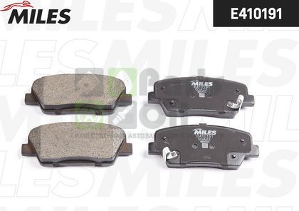 Тормозные колодки Miles Low-Metallic задние для Kia Mohave I 2007-2024. Артикул E410191