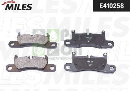 Тормозные колодки Miles Low-Metallic задние для Volkswagen Touareg II 2010-2018. Артикул E410258