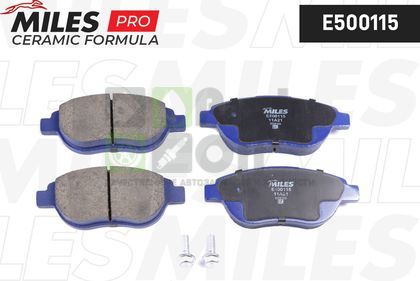 Тормозные колодки Miles Керамика передние для Citroen Xsara 2001-2005. Артикул E500115
