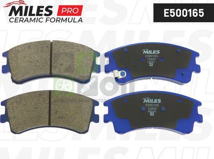 Тормозные колодки Miles Керамика передние для Mazda 6 I GG 2002-2008. Артикул E500165
