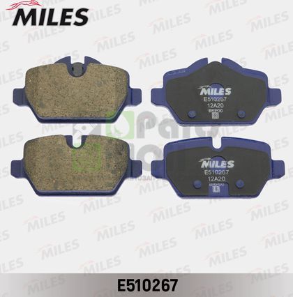 Тормозные колодки Miles Керамика задние для BMW 3 V E90E91E92E93 2004-2013. Артикул E510267
