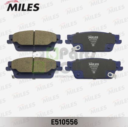 Тормозные колодки Miles Керамика задние для Cadillac SRX I 2003-2009. Артикул E510556