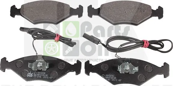 Тормозные колодки NK передние для Fiat Fiorino II 1988-2000. Артикул 222330