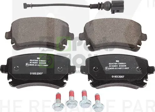 Тормозные колодки NK задние для Volkswagen Transporter T6 2015-2024. Артикул 224764