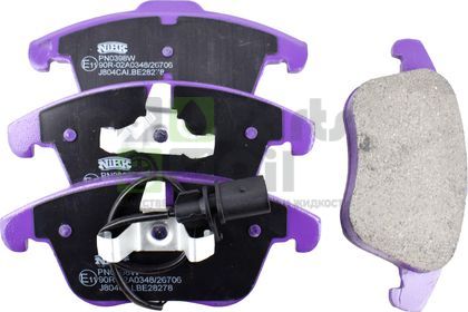Тормозные колодки NiBK передние для Peugeot 3008 I 2011-2016. Артикул PN0398W