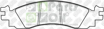 Тормозные колодки NiBK передние для Ford Explorer IV 2006-2010. Артикул PN0605