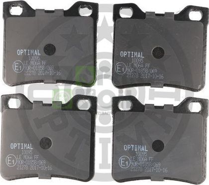 Тормозные колодки Optimal задние для Peugeot 607 I 2000-2006. Артикул BP-10095