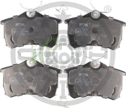 Тормозные колодки Optimal задние для Honda Accord VI 1998-2003. Артикул BP-10312