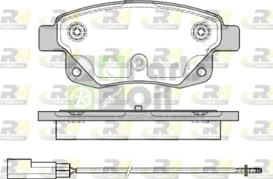 Тормозные колодки RoadHouse задние для Ford Transit Torneo VII 2006-2014. Артикул 21252.01
