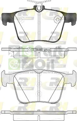 Тормозные колодки RoadHouse задние для SEAT Leon III 2016-2024. Артикул 21516.10