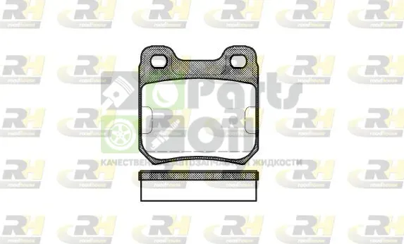 Тормозные колодки RoadHouse задние для Opel Calibra 1993-1997. Артикул 2239.10