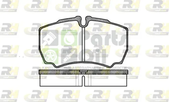 Тормозные колодки RoadHouse задние для IVECO Daily III 1999-2007. Артикул 2849.00