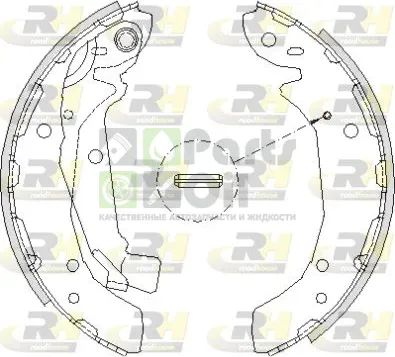 Тормозные колодки RoadHouse задние для Hyundai Tucson I 2004-2010. Артикул 4197.00