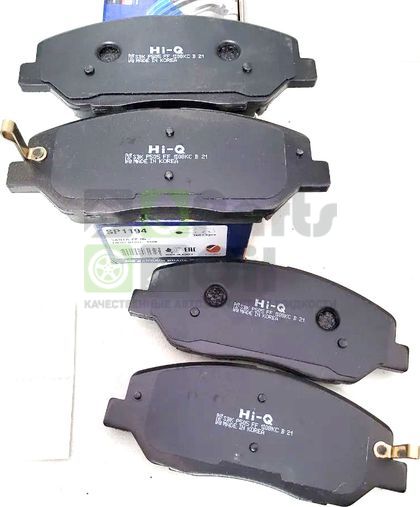 Тормозные колодки Sangsin Hi-Q передние для Hyundai Santa Fe II 2006-2012. Артикул SP1194