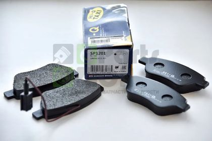 Тормозные колодки Sangsin Hi-Q передние для Citroen Nemo I 2008-2015. Артикул SP1201