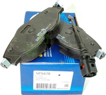Тормозные колодки Sangsin Hi-Q передние для Volkswagen Tiguan II 2016-2024. Артикул SP1678