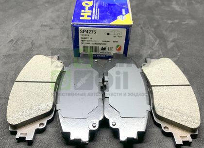 Тормозные колодки Sangsin Hi-Q передние для Toyota Camry 70 V70, XV70 2017-2024. Артикул SP4275