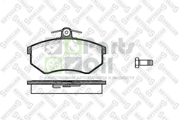 Тормозные колодки Stellox передние для Audi 200 I C2 1979-1982. Артикул 145 000-SX
