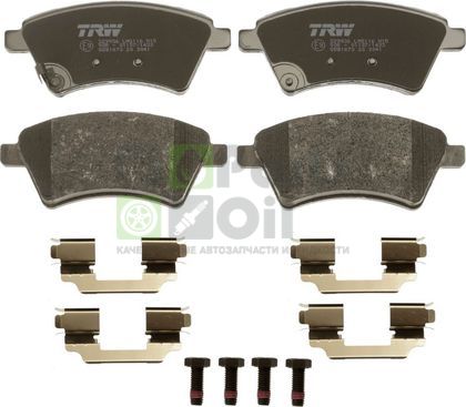 Тормозные колодки TRW COTEC передние для Fiat Sedici 2006-2014. Артикул GDB1673