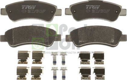 Тормозные колодки TRW COTEC задние для Fiat Ducato III 2006-2024. Артикул GDB1682