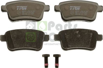 Тормозные колодки TRW COTEC задние для Renault Kangoo I 2005-2009. Артикул GDB1786