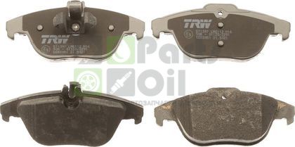Тормозные колодки TRW задние для Mercedes-Benz GLK-Класс I X204 2008-2015. Артикул GDB2051