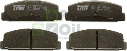 Тормозные колодки TRW COTEC задние для Mazda 6 II GH 2007-2013. Артикул GDB3088