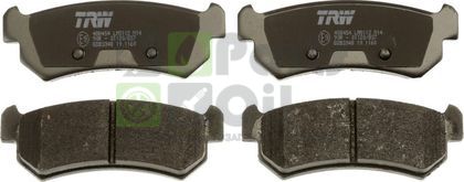 Тормозные колодки TRW COTEC задние для Chevrolet Nubira 2005-2011. Артикул GDB3348