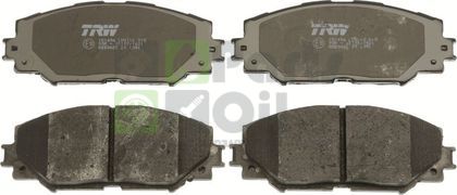 Тормозные колодки TRW COTEC передние для Toyota Matrix II E140 2008-2014. Артикул GDB3425