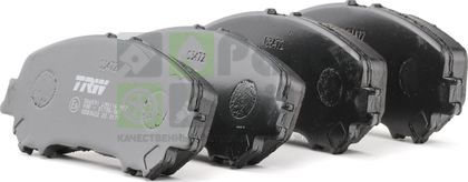Тормозные колодки TRW передние для Nissan Qashqai II 2013-2024. Артикул GDB3622
