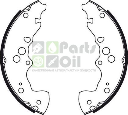 Тормозные колодки TRW задние для Suzuki Grand Vitara II 2001-2005. Артикул GS8773