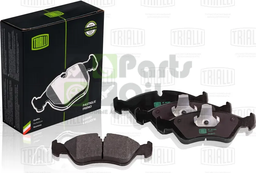 Тормозные колодки Trialli передние для Opel Astra F 1991-2001. Артикул PF 051202