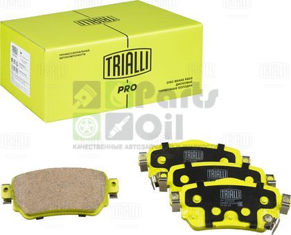 Тормозные колодки Trialli Керамика задние для Nissan X-Trail T32 2014-2024. Артикул PF 1424CR