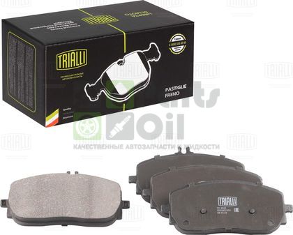 Тормозные колодки Trialli Low-Metallic передние для Mercedes-Benz A-Класс IV W177 2018-2024. Артикул PF 2245