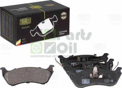 Тормозные колодки Trialli Low-Metallic задние для Mercedes-Benz M-Класс I W163 1998-2005. Артикул PF 4061