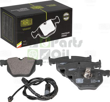 Тормозные колодки Trialli Low-Metallic задние для BMW X6 I E71 2008-2014. Артикул PF 4143