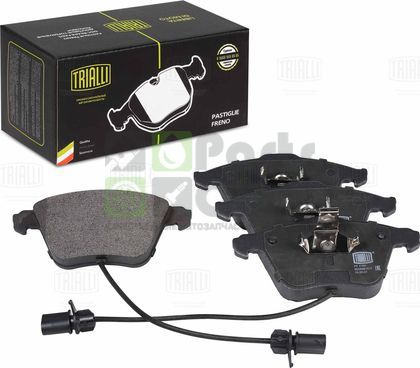 Тормозные колодки Trialli Low-Metallic передние для Audi A6 III C6 2004-2011. Артикул PF 4165