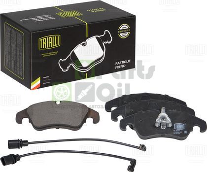 Тормозные колодки Trialli Low-Metallic передние для Audi S6 IV C7 2012-2018. Артикул PF 4174