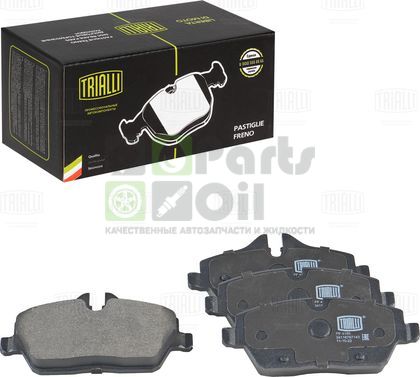 Тормозные колодки Trialli Low-Metallic передние для MINI Hatch III F55F56 2013-2024. Артикул PF 4185