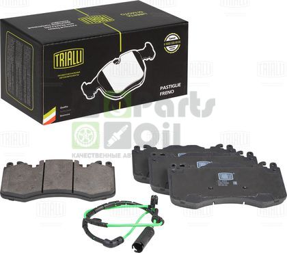 Тормозные колодки Trialli Low-Metallic передние для Land Rover Range Rover Sport I 2009-2013. Артикул PF 4253