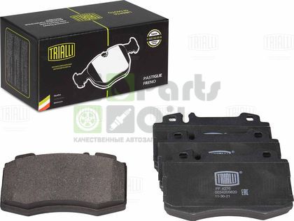 Тормозные колодки Trialli Low-Metallic передние для Mercedes-Benz CLS I C219 2004-2010. Артикул PF 4276