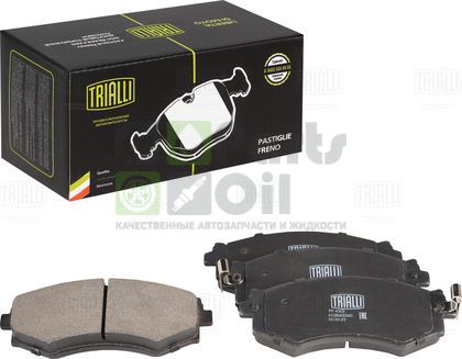 Тормозные колодки Trialli Low-Metallic передние для Nissan 200SX S13 1988-1993. Артикул PF 4302