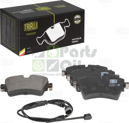 Тормозные колодки Trialli Low-Metallic передние для MINI Clubman II F54 2014-2024. Артикул PF 4305
