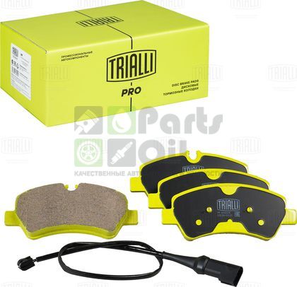 Тормозные колодки Trialli Керамика задние для Ford Transit Custom I 2012-2024. Артикул PF 4392CR
