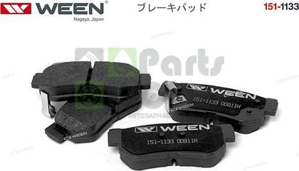 Тормозные колодки WEEN задние для Hyundai Tucson I 2004-2010. Артикул 151-1133